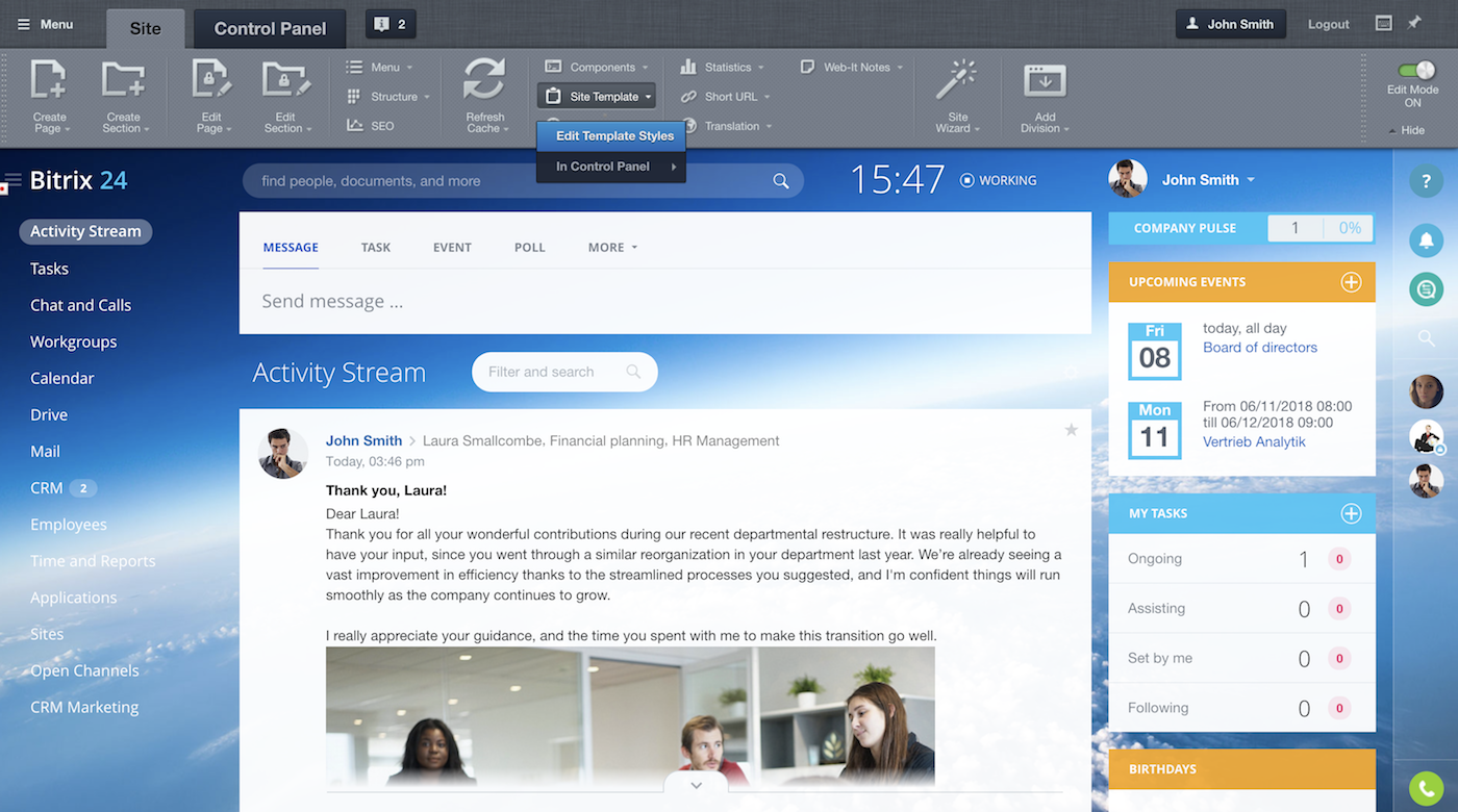 Self hosted task management