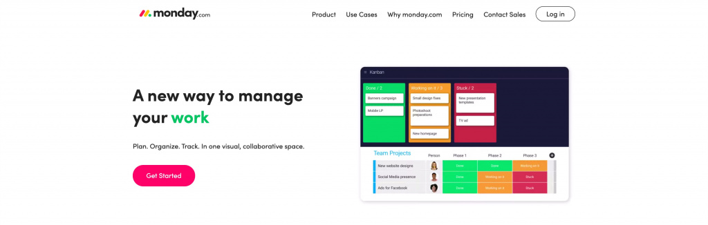 Monday task management software