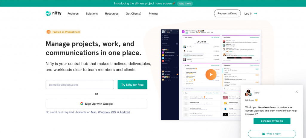 niftypm task management software