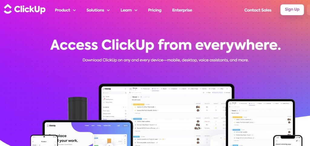 Click up