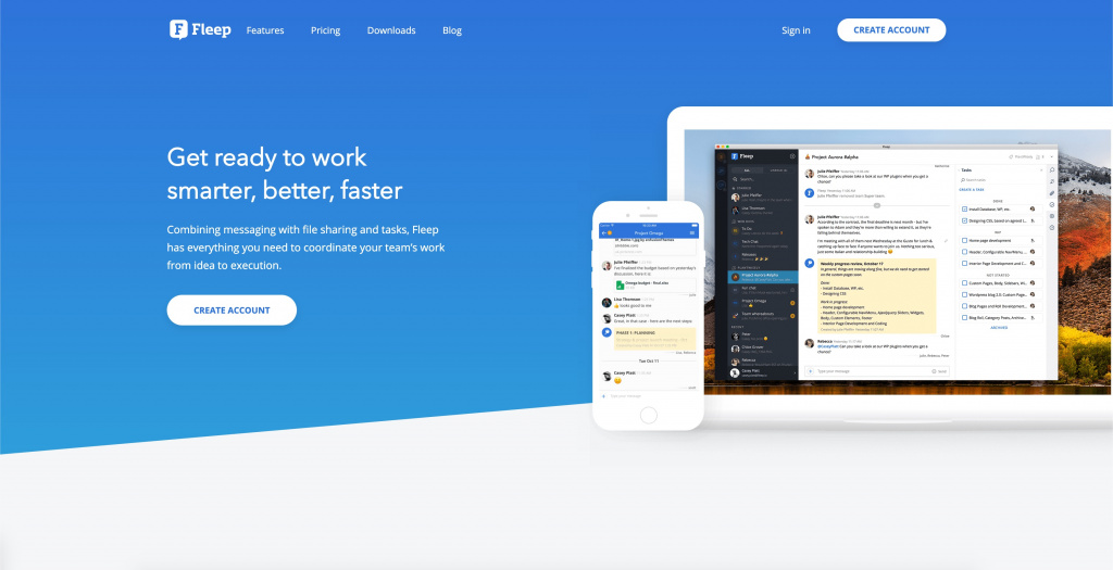 Fleep collaboration tool