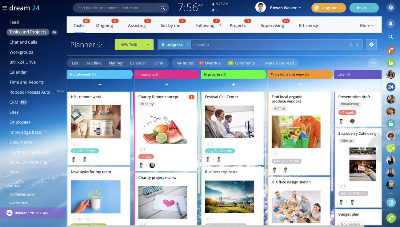 Bitrix24 kanban boards
