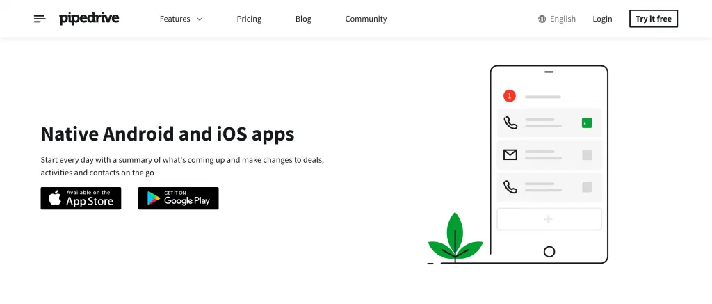 Pipedrive mobile crm