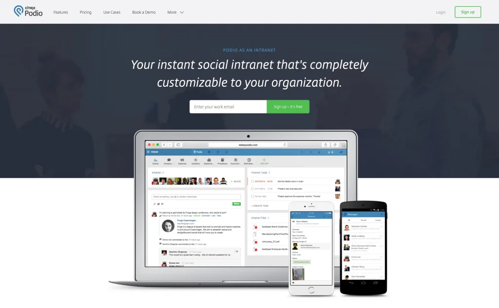 collaboration software Podio